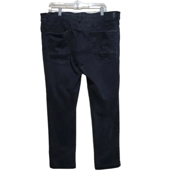 Hudson Mens Black Sartor Relax Skinny Jeans Size 36×28 - Picture 2 of 7